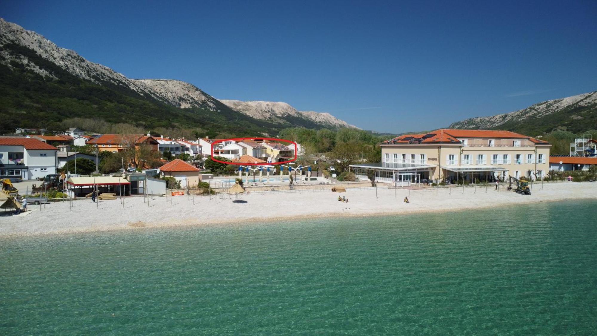 Apartments Mikulan Beach Baška Buitenkant foto