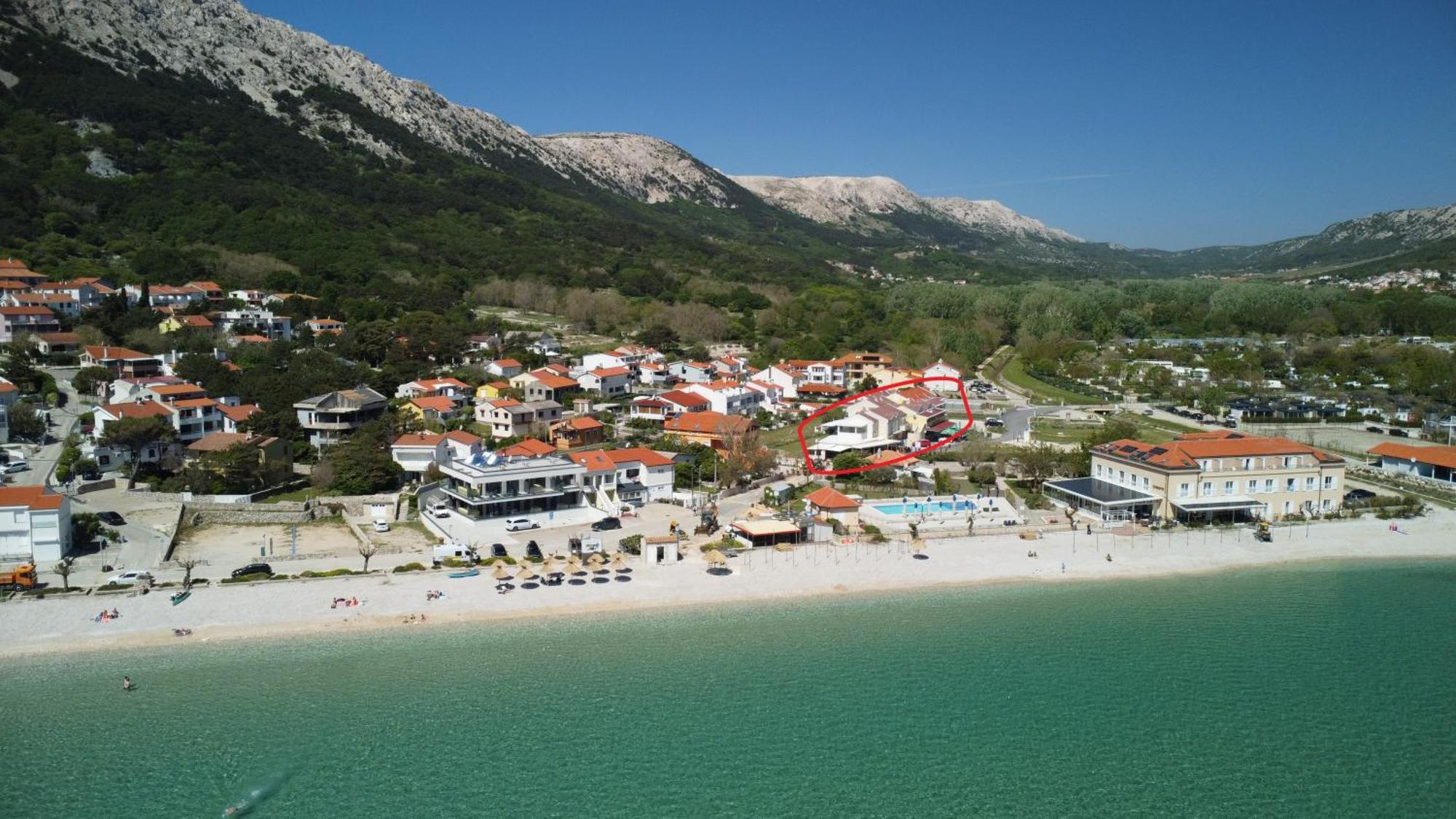 Apartments Mikulan Beach Baška Buitenkant foto