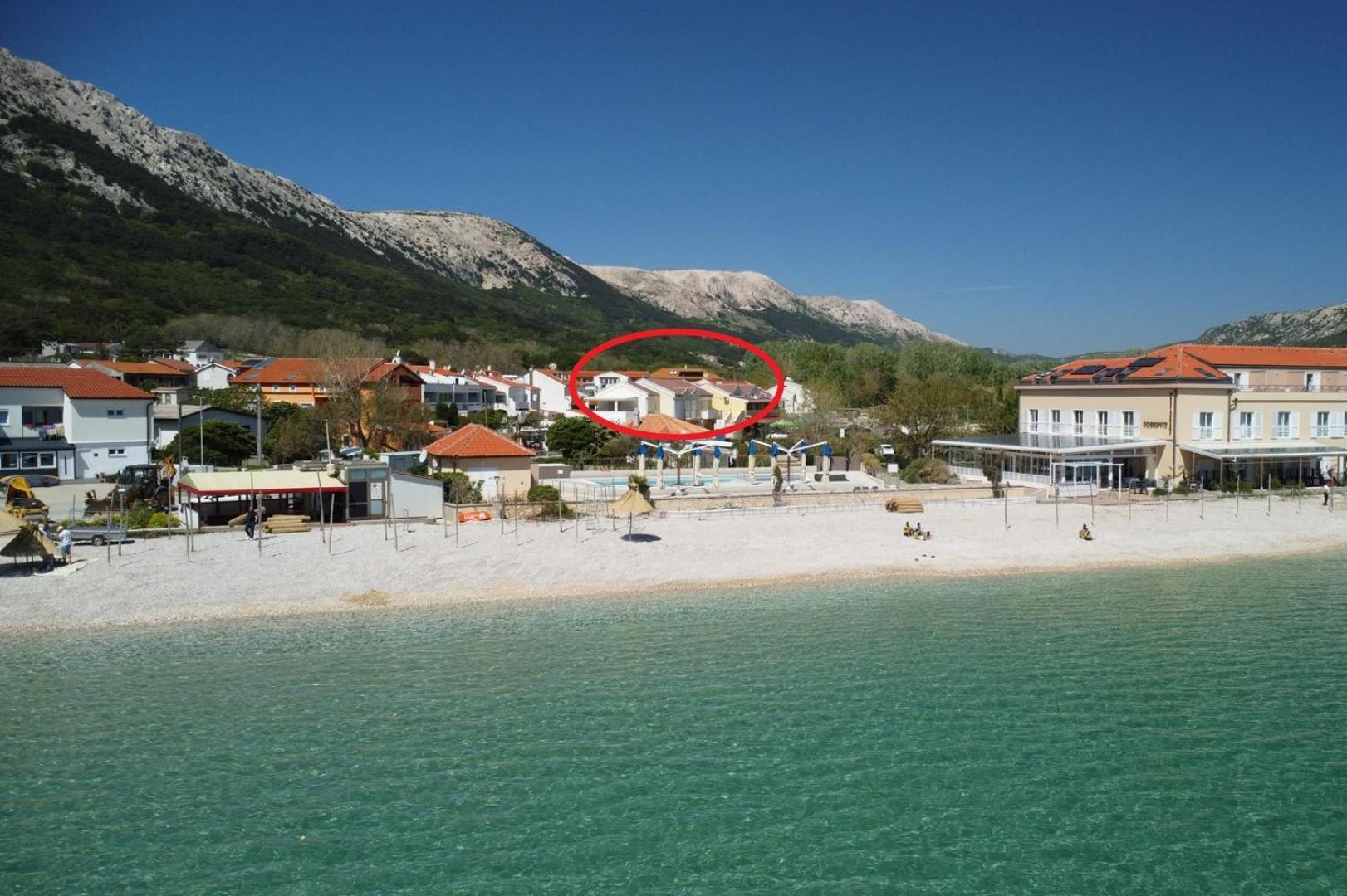 Apartments Mikulan Beach Baška Buitenkant foto